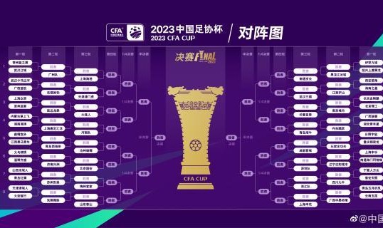 开云体育入口-足协杯分组出炉：国安海港泰山上半区 三镇下半区